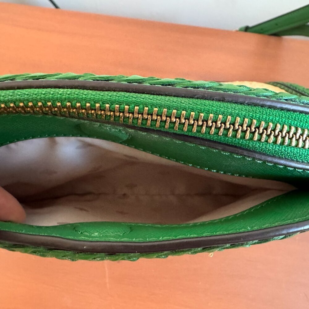 Kate Spade Reiley Straw Dome Bag - Green - Picture 7 of 8